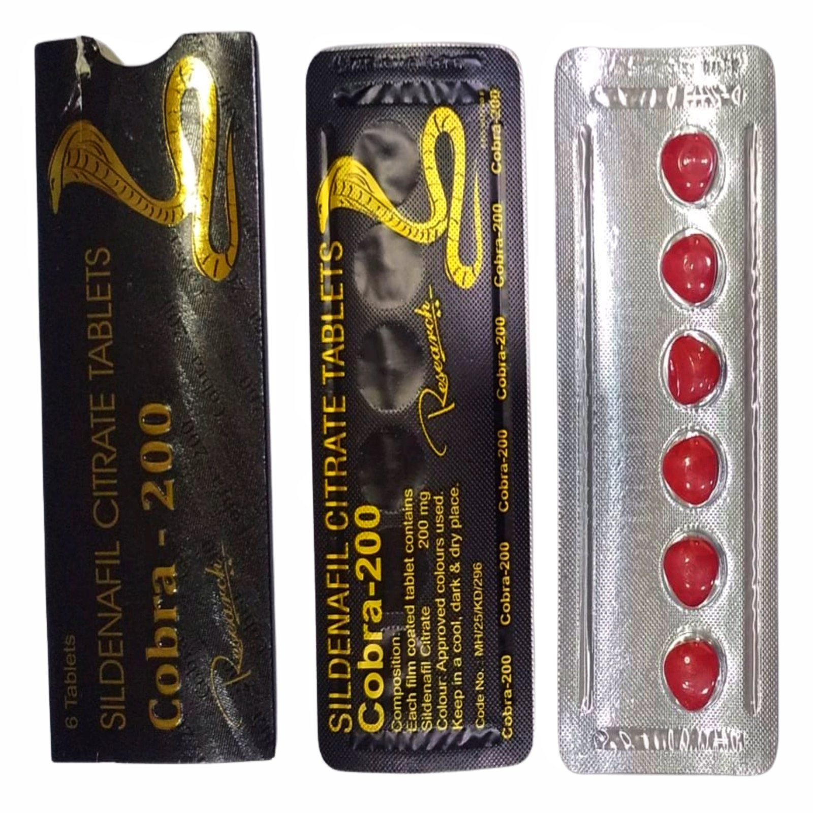 Black Cobra Tablets 200mg - Image 2